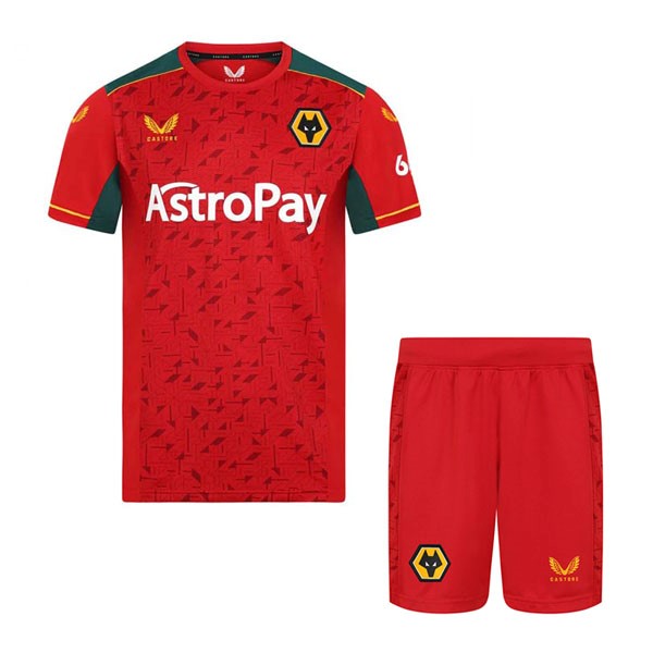 Camiseta Wolves Primera equipo Niño 2023-24